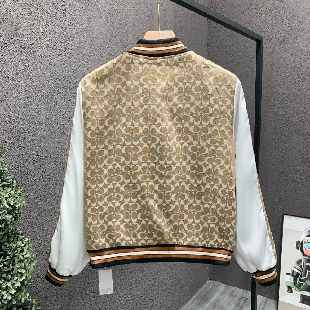 Coach Patchwork All Over Print Jacket Baseball Ja… - image 2